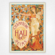 Champagne Hau & Co. Reims poster. Walter Crane 1894