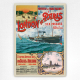 London to Paris Sea Passage poster - Henri Gray - C1900