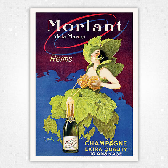 Morlant Champagne Poster | Morlant de La Marne Poster | Vintage Champagne Poster | J Stall 1920
