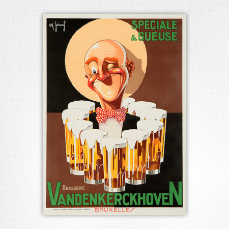 Brasserie Vandenkerckhoven Poster - Speciale & Geuse - Bruxelles OK Gerard 1921