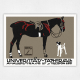 Universitats-Tattersall poster - Horse and Fox Terrier - Ludwig Hohlwein - 1912