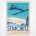 St Moritz Engadine ski poster - Engadine 1856m ski jumper wall art - Carl Moos 1924