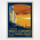 Service Paris-Londres Express Aériens poster
