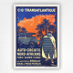 Cie Gle Transatlantique Auto-Circuits poster - Roger Broders