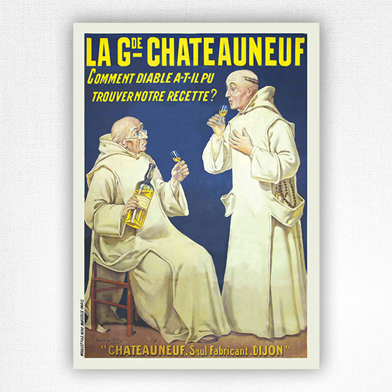 La Grande Châteauneuf Poster - Joules Coulange-Lautrec