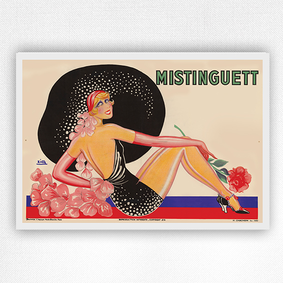 1932 Mistinguett poster - Zig