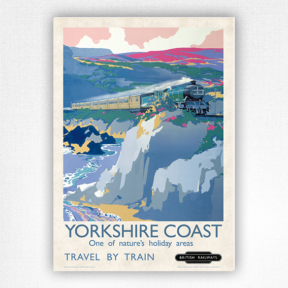 1937 Yorkshire Coast BR poster - Frank Mason
